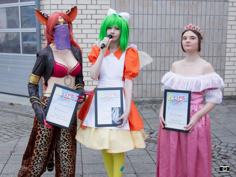 Vinnere av cosplay konkurransen på Animanga 2019