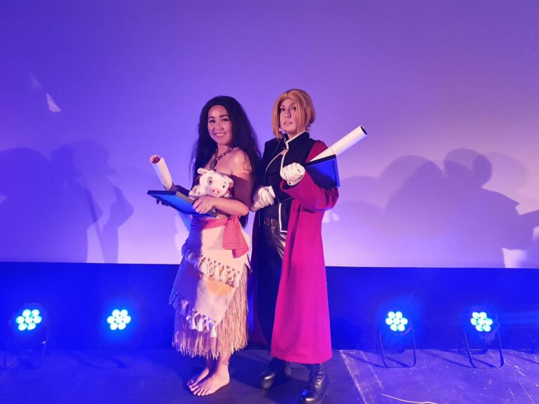 Vinnere av cosplaykonkurransen på Fredrikstad SciFi Festival 2020