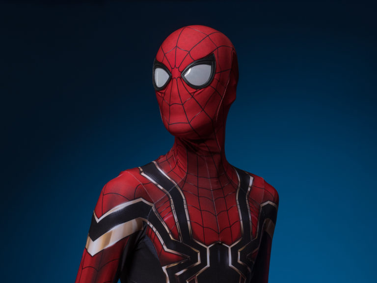 Spider-Man cosplay på Gulskog Kino